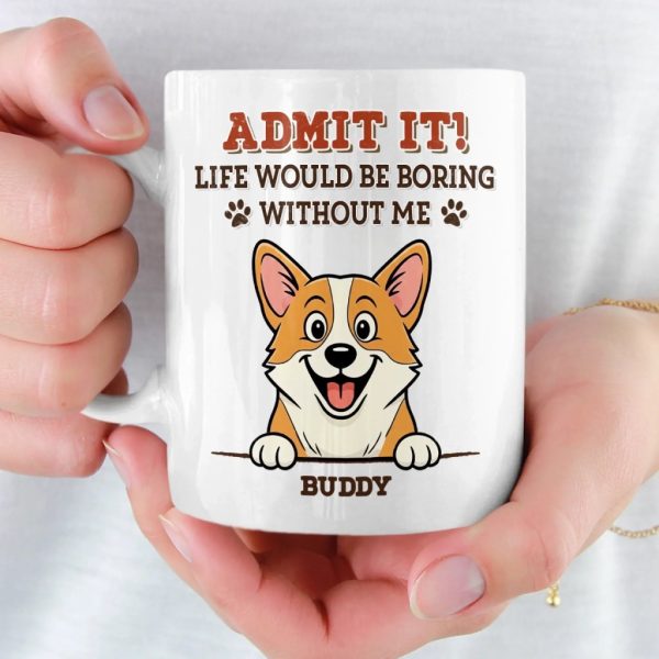 Custom Mug - Personalized Birthday Gifts For Dog Lovers, Dog Dad And Mom - Instant Mood Booster Custom Mug - Personalized Birthday Gifts For Dog Lovers, Dog Dad And Mom - Instant Mood Booster