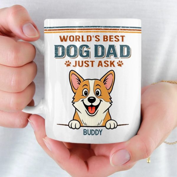 Custom Mug - Personalized Birthday Gifts For Dog Lovers, Dog Dad And Mom - Life Feels Better With Pets Custom Mug - Personalized Birthday Gifts For Dog Lovers, Dog Dad And Mom - Life Feels Better With Pets