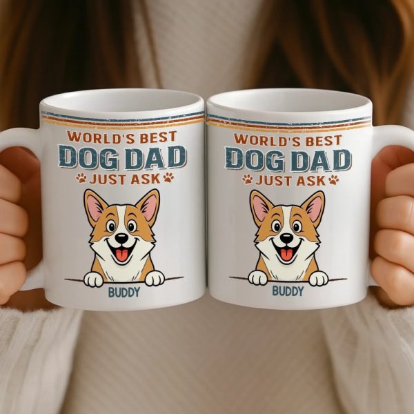 Custom Mug - Personalized Birthday Gifts For Dog Lovers, Dog Dad And Mom - Life Feels Better With Pets Custom Mug - Personalized Birthday Gifts For Dog Lovers, Dog Dad And Mom - Life Feels Better With Pets