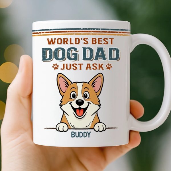 Custom Mug - Personalized Birthday Gifts For Dog Lovers, Dog Dad And Mom - Life Feels Better With Pets Custom Mug - Personalized Birthday Gifts For Dog Lovers, Dog Dad And Mom - Life Feels Better With Pets
