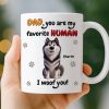 Custom Mug - Personalized Birthday Gifts For Dog Lovers, Dog Dad And Mom - Love Comes On Four Paws Custom Mug - Personalized Birthday Gifts For Dog Lovers, Dog Dad And Mom - Love Comes On Four Paws