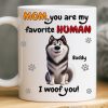 Custom Mug - Personalized Birthday Gifts For Dog Lovers, Dog Dad And Mom - Love Comes On Four Paws Custom Mug - Personalized Birthday Gifts For Dog Lovers, Dog Dad And Mom - Love Comes On Four Paws