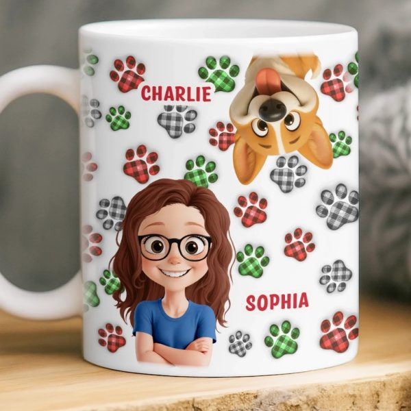 Custom Mug - Personalized Birthday Gifts For Dog Lovers, Dog Dad And Mom - More Dogs Less Worries Custom Mug - Personalized Birthday Gifts For Dog Lovers, Dog Dad And Mom - More Dogs Less Worries