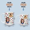 Custom Mug - Personalized Birthday Gifts For Dog Lovers, Dog Dad And Mom - More Dogs Less Worries Custom Mug - Personalized Birthday Gifts For Dog Lovers, Dog Dad And Mom - More Dogs Less Worries
