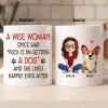 Custom Mug - Personalized Birthday Gifts For Dog Lovers, Dog Dad And Mom - My Heart Has Four Paws Custom Mug - Personalized Birthday Gifts For Dog Lovers, Dog Dad And Mom - My Heart Has Four Paws