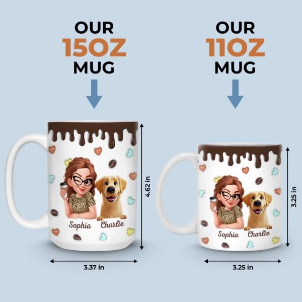 Custom Mug - Personalized Birthday Gifts For Dog Lovers, Dog Dad And Mom - Proud Dog Mom Custom Mug - Personalized Birthday Gifts For Dog Lovers, Dog Dad And Mom - Proud Dog Mom