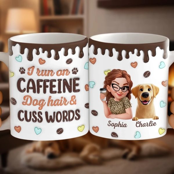 Custom Mug - Personalized Birthday Gifts For Dog Lovers, Dog Dad And Mom - Proud Dog Mom Custom Mug - Personalized Birthday Gifts For Dog Lovers, Dog Dad And Mom - Proud Dog Mom
