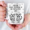 Custom Mug - Personalized Birthday Gifts For Dog Lovers, Dog Dad And Mom - Respect The Poop Scooper Custom Mug - Personalized Birthday Gifts For Dog Lovers, Dog Dad And Mom - Respect The Poop Scooper