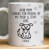 Custom Mug - Personalized Birthday Gifts For Dog Lovers, Dog Dad And Mom - Respect The Poop Scooper Custom Mug - Personalized Birthday Gifts For Dog Lovers, Dog Dad And Mom - Respect The Poop Scooper