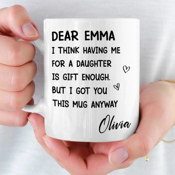 Custom Mug - Personalized Birthday Gifts For Mom, Dad - You Make My World Better Custom Mug - Personalized Birthday Gifts For Mom, Dad - You Make My World Better
