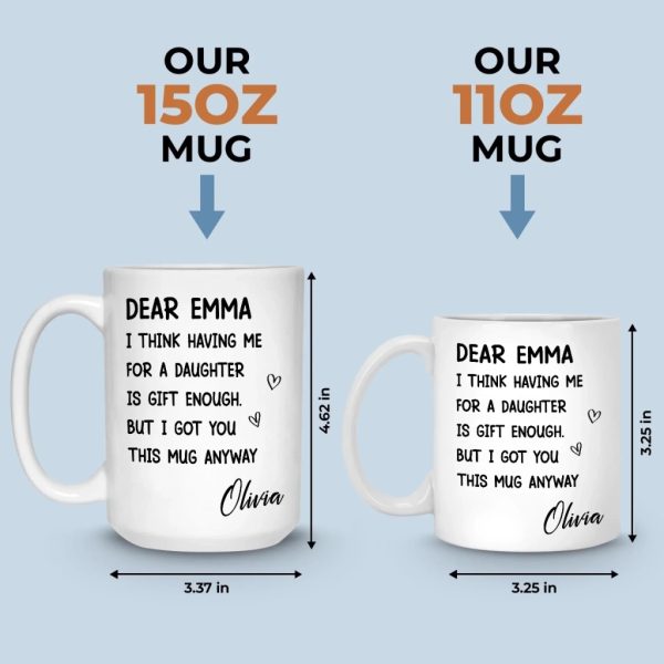 Custom Mug - Personalized Birthday Gifts For Mom, Dad - You Make My World Better Custom Mug - Personalized Birthday Gifts For Mom, Dad - You Make My World Better