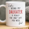 Custom Mug - Personalized Birthday Gifts For Mom, Dad, Son, Daughter - Growing With You Feels Magical Custom Mug - Personalized Birthday Gifts For Mom, Dad, Son, Daughter - Growing With You Feels Magical