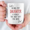 Custom Mug - Personalized Birthday Gifts For Mom, Dad, Son, Daughter - Growing With You Feels Magical Custom Mug - Personalized Birthday Gifts For Mom, Dad, Son, Daughter - Growing With You Feels Magical