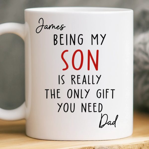 Custom Mug - Personalized Birthday Gifts For Mom, Dad, Son, Daughter - Growing With You Feels Magical Custom Mug - Personalized Birthday Gifts For Mom, Dad, Son, Daughter - Growing With You Feels Magical