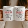 Custom Mug - Personalized Birthday Gifts For Mom, Dad, Son, Daughter - Growing With You Feels Magical Custom Mug - Personalized Birthday Gifts For Mom, Dad, Son, Daughter - Growing With You Feels Magical