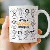 Custom Mug - Personalized Birthday Gifts For Mom, Grandma - Growing Love In Our Little World Custom Mug - Personalized Birthday Gifts For Mom, Grandma - Growing Love In Our Little World