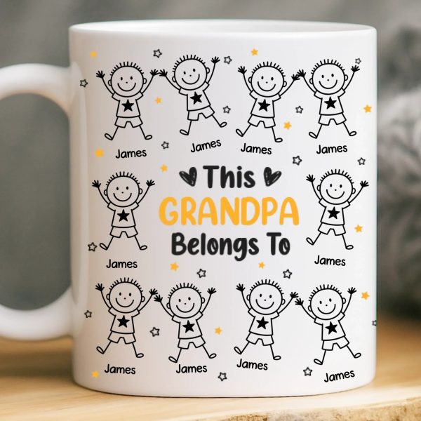 Custom Mug - Personalized Birthday Gifts For Mom, Grandma - Growing Love In Our Little World Custom Mug - Personalized Birthday Gifts For Mom, Grandma - Growing Love In Our Little World