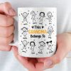 Custom Mug - Personalized Birthday Gifts For Mom, Grandma - Growing Love In Our Little World Custom Mug - Personalized Birthday Gifts For Mom, Grandma - Growing Love In Our Little World
