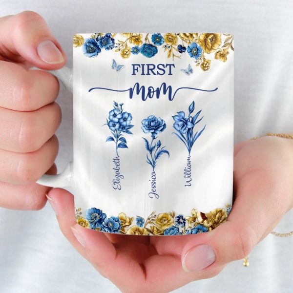 Custom Mug - Personalized Birthday Gifts For Mom, Grandma - Heart Full Of Love Custom Mug - Personalized Birthday Gifts For Mom, Grandma - Heart Full Of Love