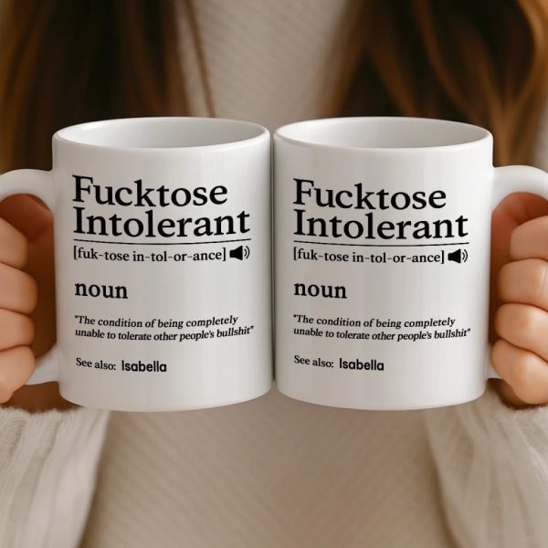 Custom Mug - Personalized Christmas Birthday Gifts For Best Friends, Family, Coworker, Work Bestie - Morning Intolerant Custom Mug - Personalized Christmas Birthday Gifts For Best Friends, Family, Coworker, Work Bestie - Morning Intolerant