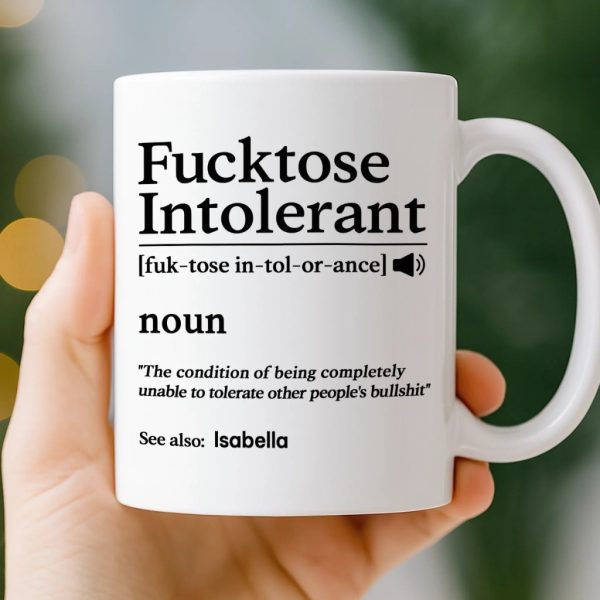 Custom Mug - Personalized Christmas Birthday Gifts For Best Friends, Family, Coworker, Work Bestie - Morning Intolerant Custom Mug - Personalized Christmas Birthday Gifts For Best Friends, Family, Coworker, Work Bestie - Morning Intolerant