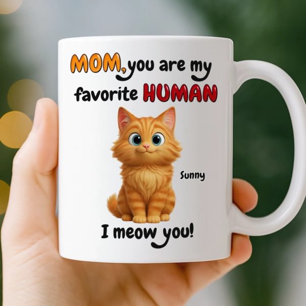 Custom Mug - Personalized Christmas Birthday Gifts For Cat Lovers, Cat Mom And Dad - Meow Mode On Custom Mug - Personalized Christmas Birthday Gifts For Cat Lovers, Cat Mom And Dad - Meow Mode On