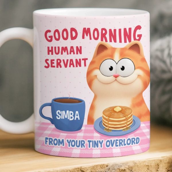 Custom Mug - Personalized Christmas Birthday Gifts For Cat Lovers, Cat Mom And Dad - Tiny Boss Energy Custom Mug - Personalized Christmas Birthday Gifts For Cat Lovers, Cat Mom And Dad - Tiny Boss Energy
