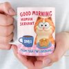 Custom Mug - Personalized Christmas Birthday Gifts For Cat Lovers, Cat Mom And Dad - Tiny Boss Energy Custom Mug - Personalized Christmas Birthday Gifts For Cat Lovers, Cat Mom And Dad - Tiny Boss Energy