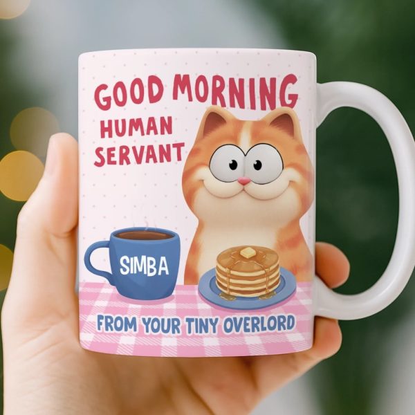 Custom Mug - Personalized Christmas Birthday Gifts For Cat Lovers, Cat Mom And Dad - Tiny Boss Energy Custom Mug - Personalized Christmas Birthday Gifts For Cat Lovers, Cat Mom And Dad - Tiny Boss Energy