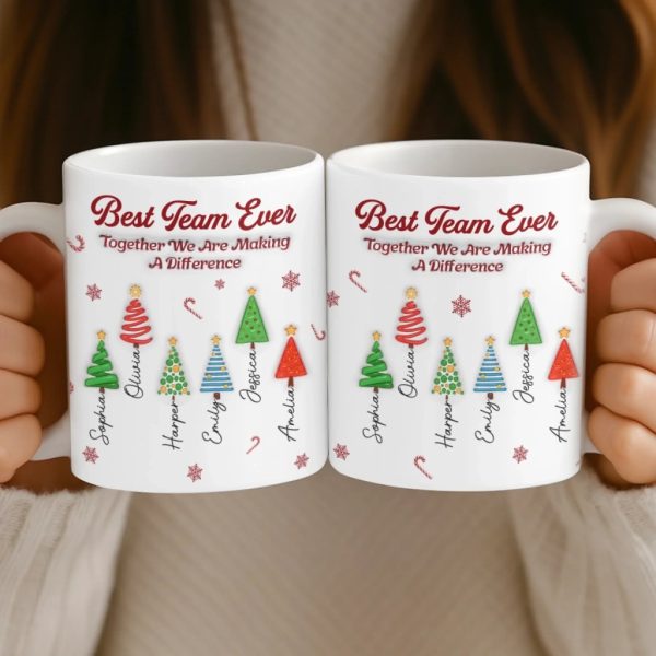 Custom Mug - Personalized Christmas Birthday Gifts For Coworker, Work Bestie - Better Together At Work Custom Mug - Personalized Christmas Birthday Gifts For Coworker, Work Bestie - Better Together At Work
