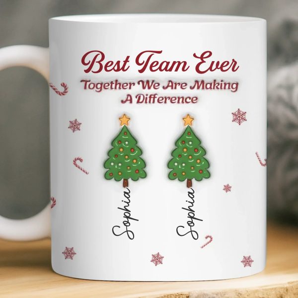 Custom Mug - Personalized Christmas Birthday Gifts For Coworker, Work Bestie - Better Together At Work Custom Mug - Personalized Christmas Birthday Gifts For Coworker, Work Bestie - Better Together At Work