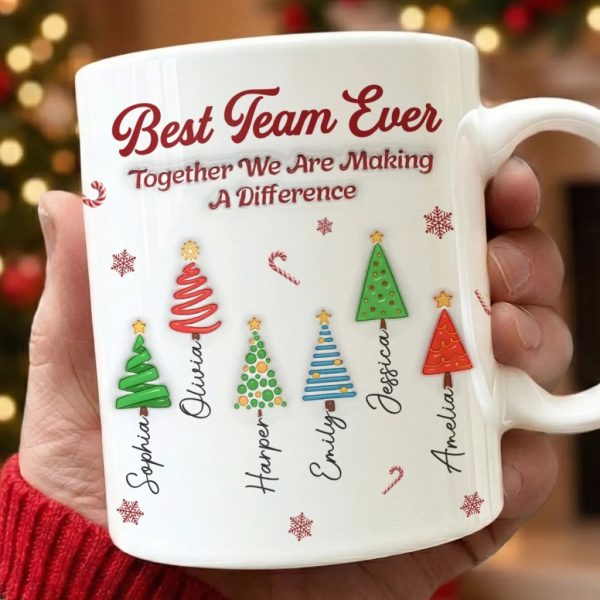 Custom Mug - Personalized Christmas Birthday Gifts For Coworker, Work Bestie - Better Together At Work Custom Mug - Personalized Christmas Birthday Gifts For Coworker, Work Bestie - Better Together At Work