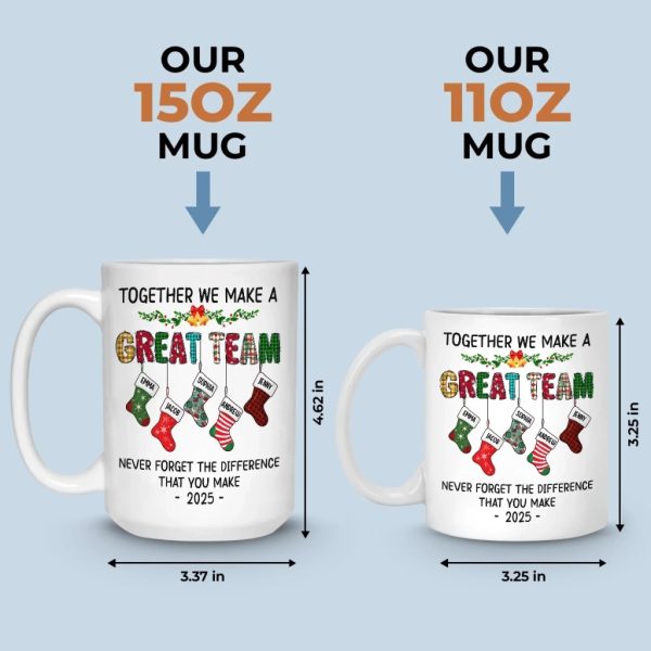 Custom Mug - Personalized Christmas Birthday Gifts For Coworker, Work Bestie - Stay Positive To Work Hard Custom Mug - Personalized Christmas Birthday Gifts For Coworker, Work Bestie - Stay Positive To Work Hard