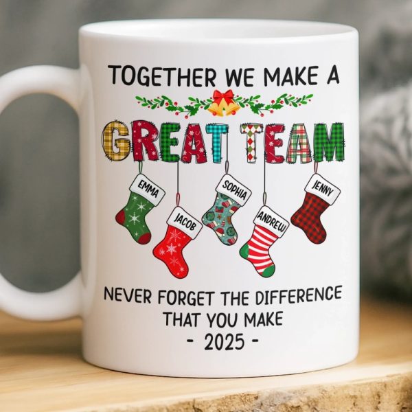 Custom Mug - Personalized Christmas Birthday Gifts For Coworker, Work Bestie - Stay Positive To Work Hard Custom Mug - Personalized Christmas Birthday Gifts For Coworker, Work Bestie - Stay Positive To Work Hard