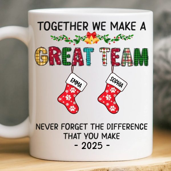 Custom Mug - Personalized Christmas Birthday Gifts For Coworker, Work Bestie - Stay Positive To Work Hard Custom Mug - Personalized Christmas Birthday Gifts For Coworker, Work Bestie - Stay Positive To Work Hard