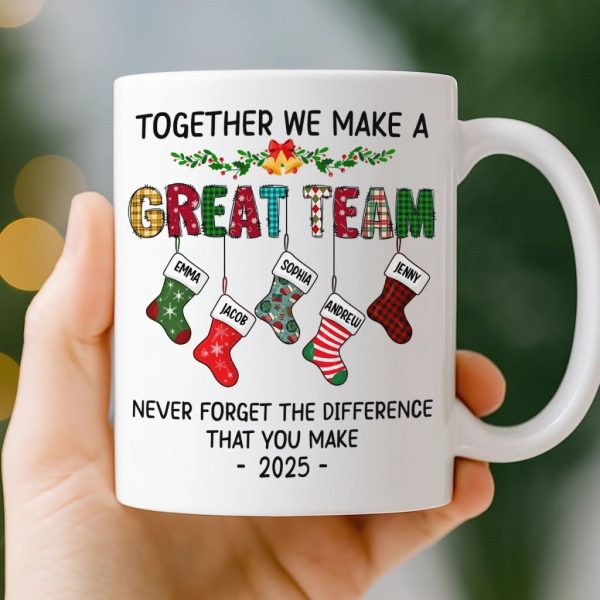 Custom Mug - Personalized Christmas Birthday Gifts For Coworker, Work Bestie - Stay Positive To Work Hard Custom Mug - Personalized Christmas Birthday Gifts For Coworker, Work Bestie - Stay Positive To Work Hard