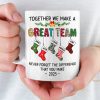Custom Mug - Personalized Christmas Birthday Gifts For Coworker, Work Bestie - Stay Positive To Work Hard Custom Mug - Personalized Christmas Birthday Gifts For Coworker, Work Bestie - Stay Positive To Work Hard
