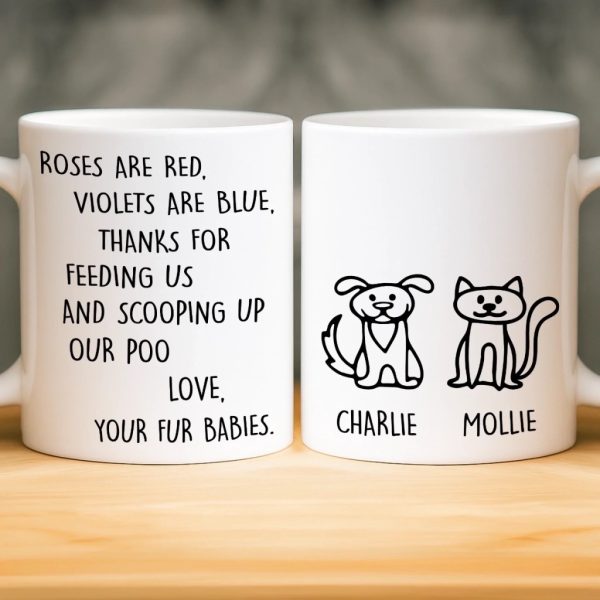 Custom Mug - Personalized Christmas Birthday Gifts For Dog Cat Lovers, Dog Dad And Mom, Cat Owners - Fur Babies, Full Drama Custom Mug - Personalized Christmas Birthday Gifts For Dog Cat Lovers, Dog Dad And Mom, Cat Owners - Fur Babies, Full Drama