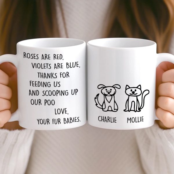 Custom Mug - Personalized Christmas Birthday Gifts For Dog Cat Lovers, Dog Dad And Mom, Cat Owners - Fur Babies, Full Drama Custom Mug - Personalized Christmas Birthday Gifts For Dog Cat Lovers, Dog Dad And Mom, Cat Owners - Fur Babies, Full Drama