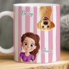 Custom Mug - Personalized Christmas Birthday Gifts For Dog Cat Lovers, Dog Dad And Mom, Cat Owners - Love And Fur Everywhere Custom Mug - Personalized Christmas Birthday Gifts For Dog Cat Lovers, Dog Dad And Mom, Cat Owners - Love And Fur Everywhere