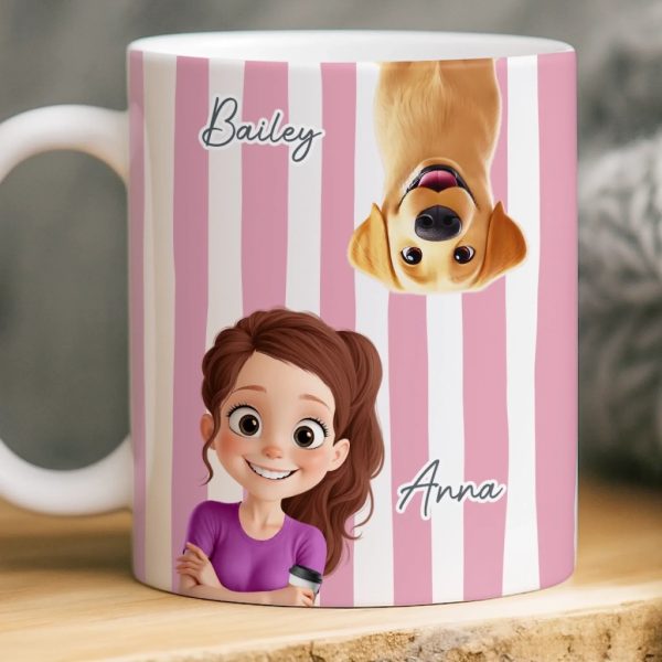 Custom Mug - Personalized Christmas Birthday Gifts For Dog Cat Lovers, Dog Dad And Mom, Cat Owners - Love And Fur Everywhere Custom Mug - Personalized Christmas Birthday Gifts For Dog Cat Lovers, Dog Dad And Mom, Cat Owners - Love And Fur Everywhere