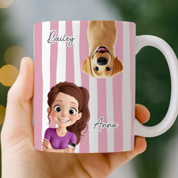 Custom Mug - Personalized Christmas Birthday Gifts For Dog Cat Lovers, Dog Dad And Mom, Cat Owners - Love And Fur Everywhere Custom Mug - Personalized Christmas Birthday Gifts For Dog Cat Lovers, Dog Dad And Mom, Cat Owners - Love And Fur Everywhere