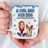 Custom Mug - Personalized Christmas Birthday Gifts For Dog Lovers, Dog Dad And Mom - Besties With Fur Custom Mug - Personalized Christmas Birthday Gifts For Dog Lovers, Dog Dad And Mom - Besties With Fur