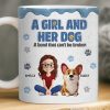 Custom Mug - Personalized Christmas Birthday Gifts For Dog Lovers, Dog Dad And Mom - Besties With Fur Custom Mug - Personalized Christmas Birthday Gifts For Dog Lovers, Dog Dad And Mom - Besties With Fur