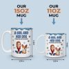 Custom Mug - Personalized Christmas Birthday Gifts For Dog Lovers, Dog Dad And Mom - Besties With Fur Custom Mug - Personalized Christmas Birthday Gifts For Dog Lovers, Dog Dad And Mom - Besties With Fur