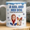 Custom Mug - Personalized Christmas Birthday Gifts For Dog Lovers, Dog Dad And Mom - Besties With Fur Custom Mug - Personalized Christmas Birthday Gifts For Dog Lovers, Dog Dad And Mom - Besties With Fur