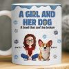 Custom Mug - Personalized Christmas Birthday Gifts For Dog Lovers, Dog Dad And Mom - Besties With Fur Custom Mug - Personalized Christmas Birthday Gifts For Dog Lovers, Dog Dad And Mom - Besties With Fur