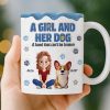 Custom Mug - Personalized Christmas Birthday Gifts For Dog Lovers, Dog Dad And Mom - Besties With Fur Custom Mug - Personalized Christmas Birthday Gifts For Dog Lovers, Dog Dad And Mom - Besties With Fur