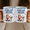 Custom Mug - Personalized Christmas Birthday Gifts For Dog Lovers, Dog Dad And Mom - Besties With Fur Custom Mug - Personalized Christmas Birthday Gifts For Dog Lovers, Dog Dad And Mom - Besties With Fur