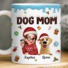 Custom Mug - Personalized Christmas Birthday Gifts For Dog Lovers, Dog Dad And Mom - Proud Dog Mom Energy Custom Mug - Personalized Christmas Birthday Gifts For Dog Lovers, Dog Dad And Mom - Proud Dog Mom Energy